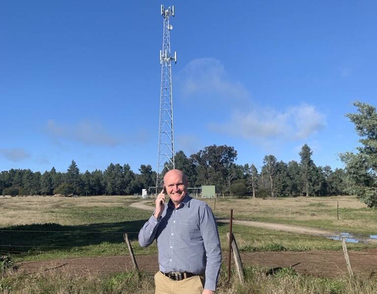 Telstra regional manager, Chris Taylor. Photo supplied