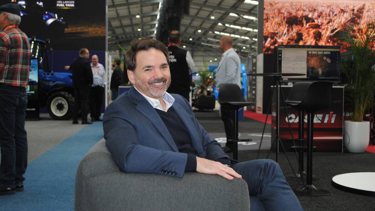 CNH Industrial Australia and New Zealand managing director Brandon Stannett at the Future Ag Expo. Picture by Barry Murphy 