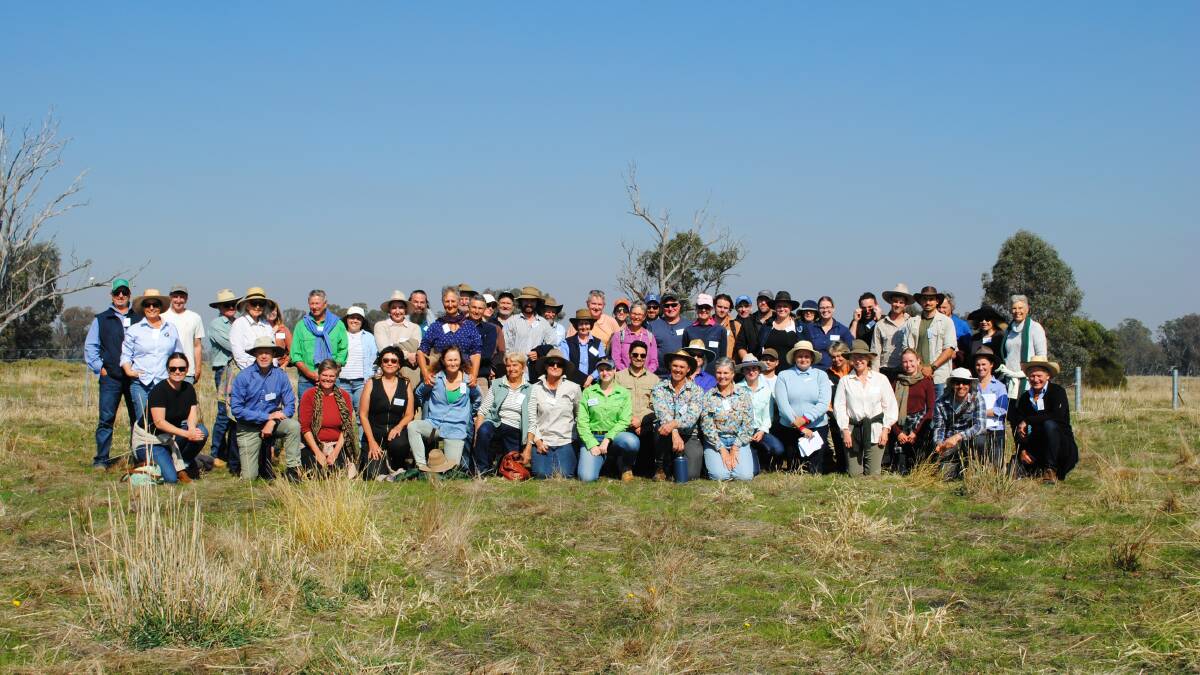 More than 60 farmers attended a farm walk on the farm of Jim and Donna Winter-Irving, Nagambie. Picture by Barry Murphy 