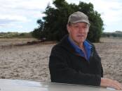 Beef farmer Trevor Hall, Scottsdale, Tasmania, said recent dry conditions were the worst he'd seen in 45 years. Picture by Barry Murphy 