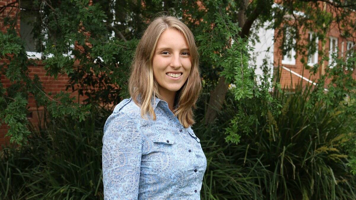 Awareness: Cara Wilson is a doctoral student at Charles Sturt University and the subject of her thesis is the importance of hydatid disease to the Australian beef cattle industry. Photo: supplied