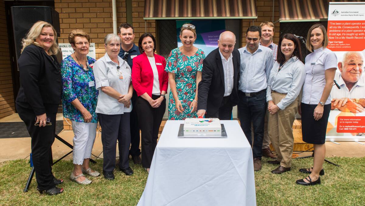 Celebrating Berrigan in NSW as the first town in Australia where all key healthcare providers are connected and using My Health Record. Photo: supplied