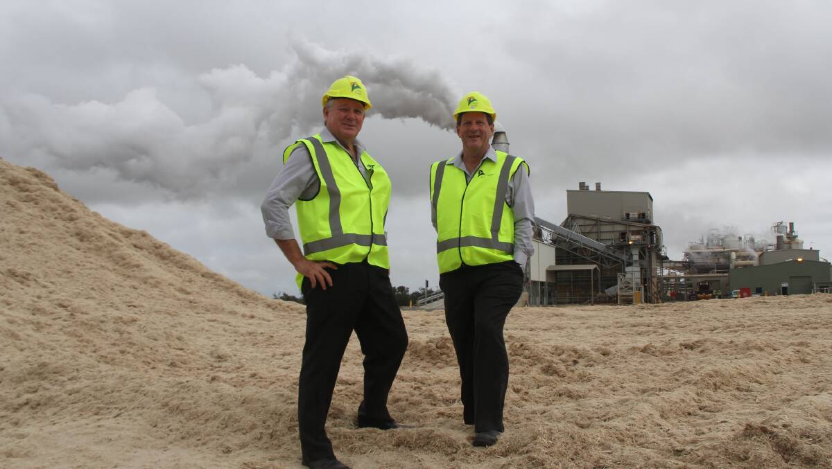 
MSF Sugar's Pat Ryan, factory manager Tableland Mill, and Phil Miskin, general manager North Queensland Operations.