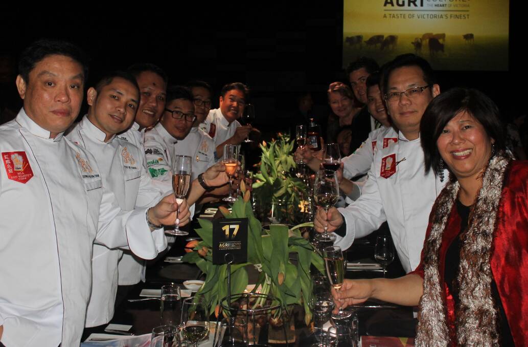 Eleven chefs from Asia were on a tour in Victoria to learn more about food production.