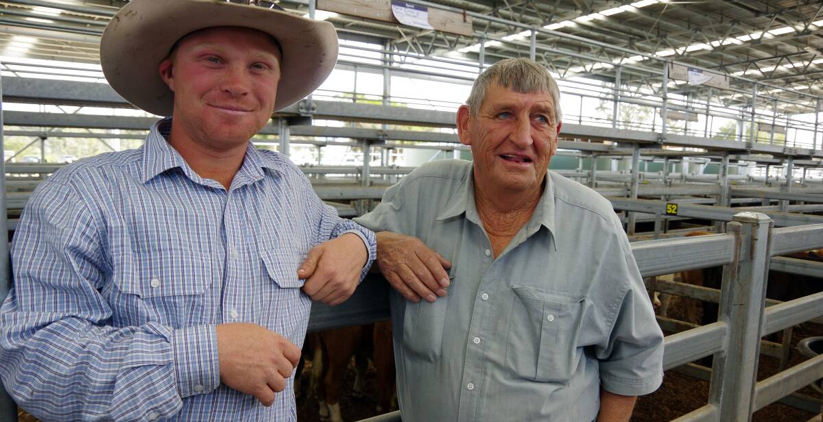 Thomas Cook, Sale and John McMahon, Dargo, were shopping for cattle.