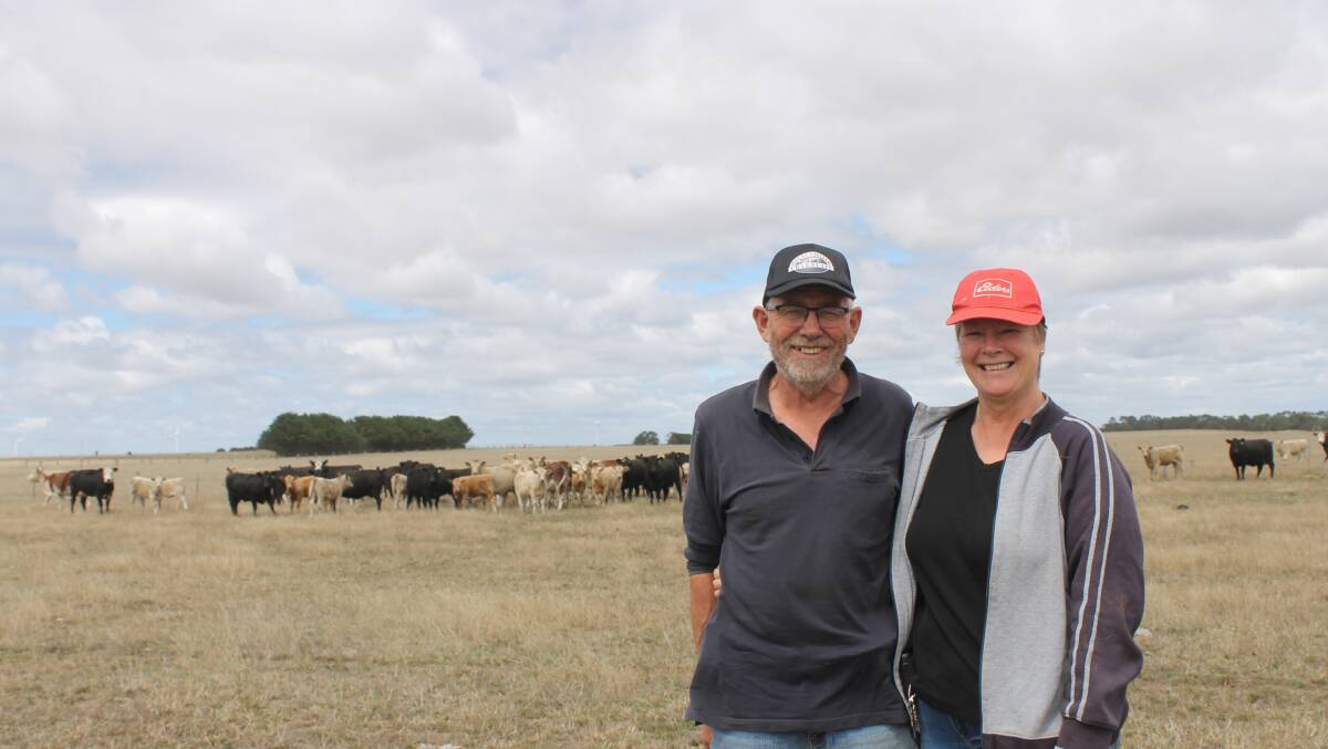 More sunshine and space are two benefits Rob and Angela Perkins have found since moving from running a dairy farm in the UK to a beef farm in Victoria's Western District.