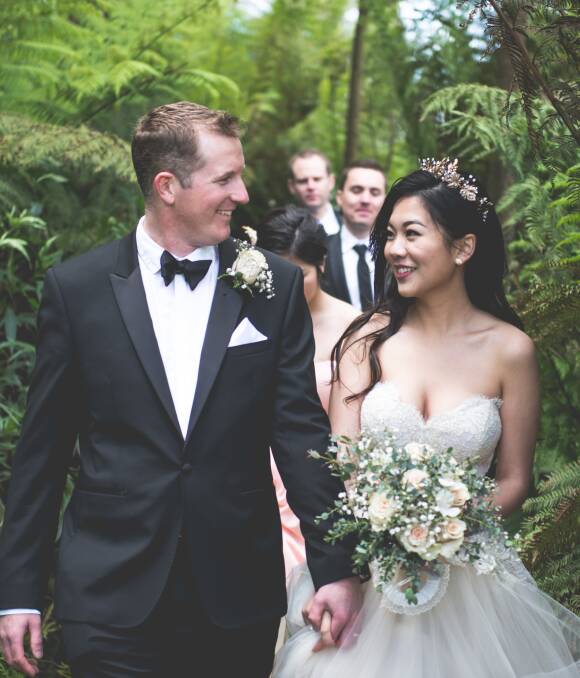 Mark Shaw and Jennifer Chen married on Saturday, October 22.