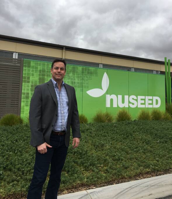 Nuseed group executive Brent Zacharias at the company's Australian headquarters in Horsham earlier this week. 