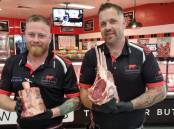 Brothers Rodney and Mick Trenchard market their butcher shop at Wingham as a supplier of premium meat, providing a good fit with locally produced Droughtmaster beef which will now form part of their regular offering to discerning customers across the region. Picture supplied