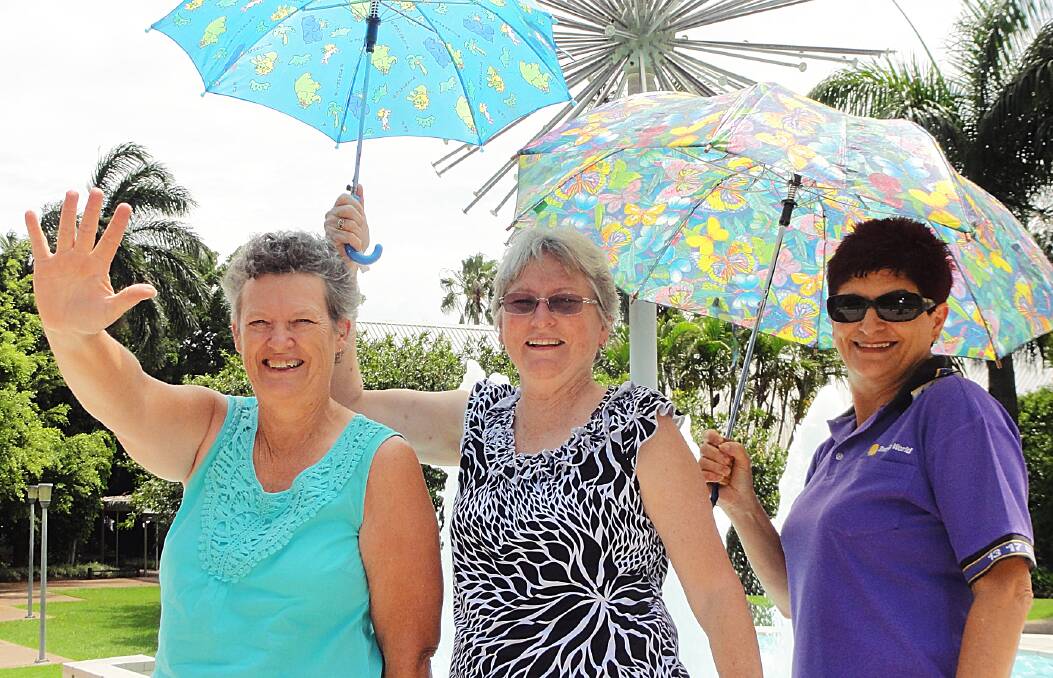Ann Jansen, Carol Hamilton and Therese Russell having a ball at a previous Women in Sugar Australia (WISA) conference.