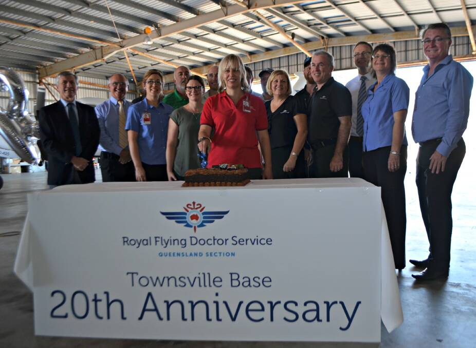 The Royal Flying Doctors Service (RFDS) celebrated the 20th anniversary of its Townsville base with many supporters, staff and dignitaries attending the morning tea held on Friday at the Townsville Airport.