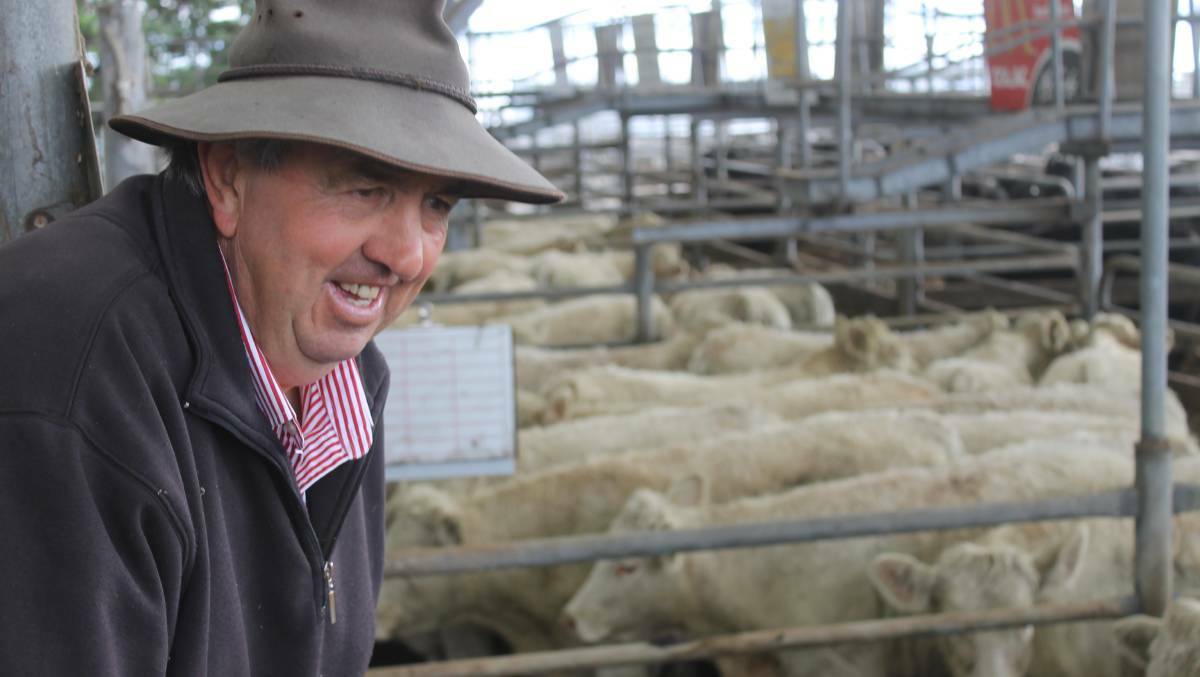 GRASS FEVER: Colac agent Terry Dove is predicting 'grass fever' as the mud turns to pasture. 
