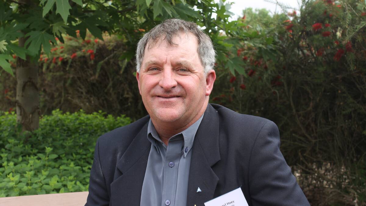 STUDY WELCOMED: Daryl Hoey, Australian Dairy Industry Council water taskforce head. 
