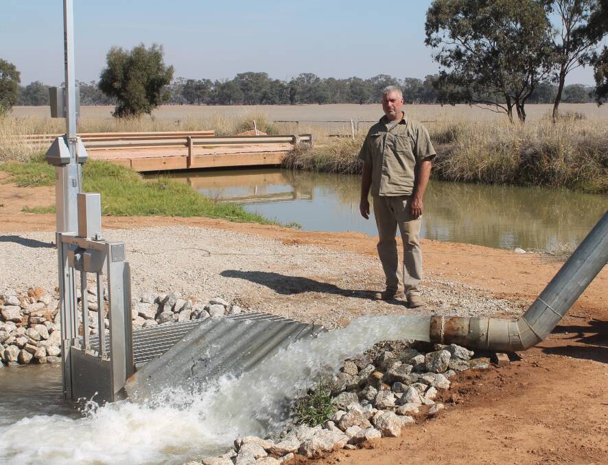 IRRIGATION HELP: Last year's irrigation allocation "saved our bacon", as it was used to water faba beans, Mr Wright said.