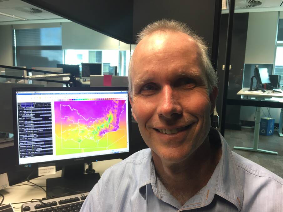 Dean Stewart, Bureau of Meteorology (BoM) senior forecaster.
