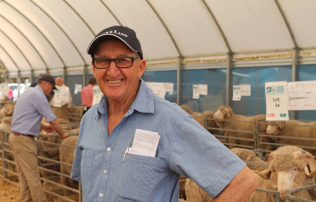 MIXED FORTUNES: Bruce West, mixed farmer, Raywood, said he'd have liked more rain from the recent event, but was happy with what he recieved.