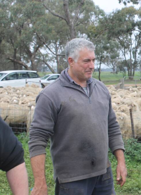 LAMB MARKING: Fernihurst mixed farmer Adam Wright has been shifting out of lambing, into cropping, although sheep still make up a significant part of the operation.