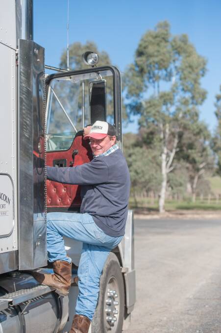 LIVESTOCK TRANSPORTER: Mark Lincoln, Lincoln Transport, Gobur, is one of many livestock transporters the industry's peak body says has frustrations with saleyards and abattoir unloading facilities. Photo by Laura Ferguson.