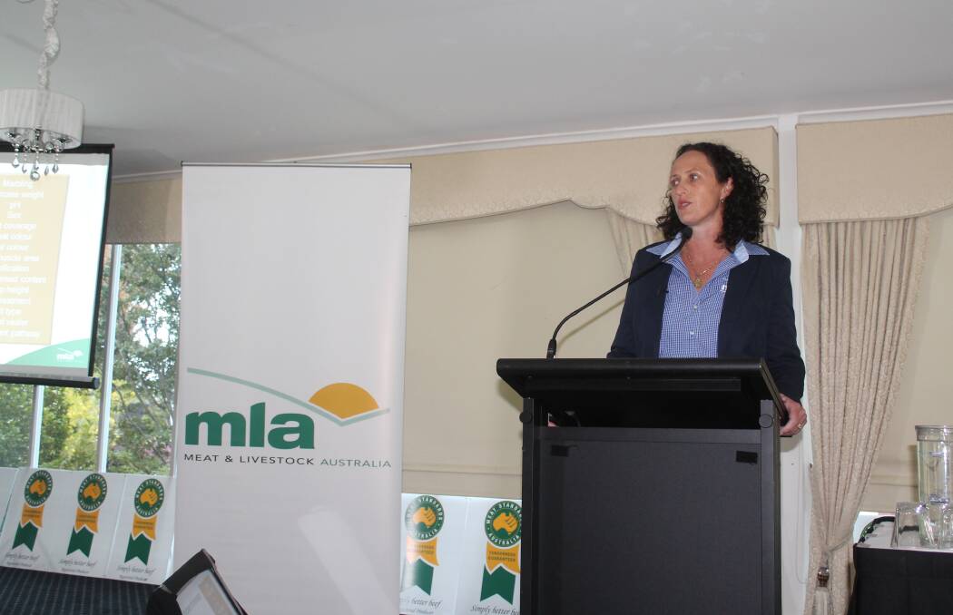 MSA PUSH: The time is right to increase the take up of the Meat Standards Australia grading system, MSA operations manager Sarah Strachan told a Bendigo forum. Picture: Andrew Miller.