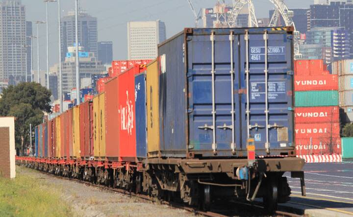 RAIL SHUTTLE: A weekly rail freight shuttle has begun, between the Altona intermodal and the Port of Melbourne.