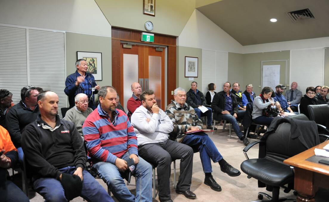 The gallery of Yarriambiack Shire Council's June meeting was packed with residents. Picture: JADE BATE