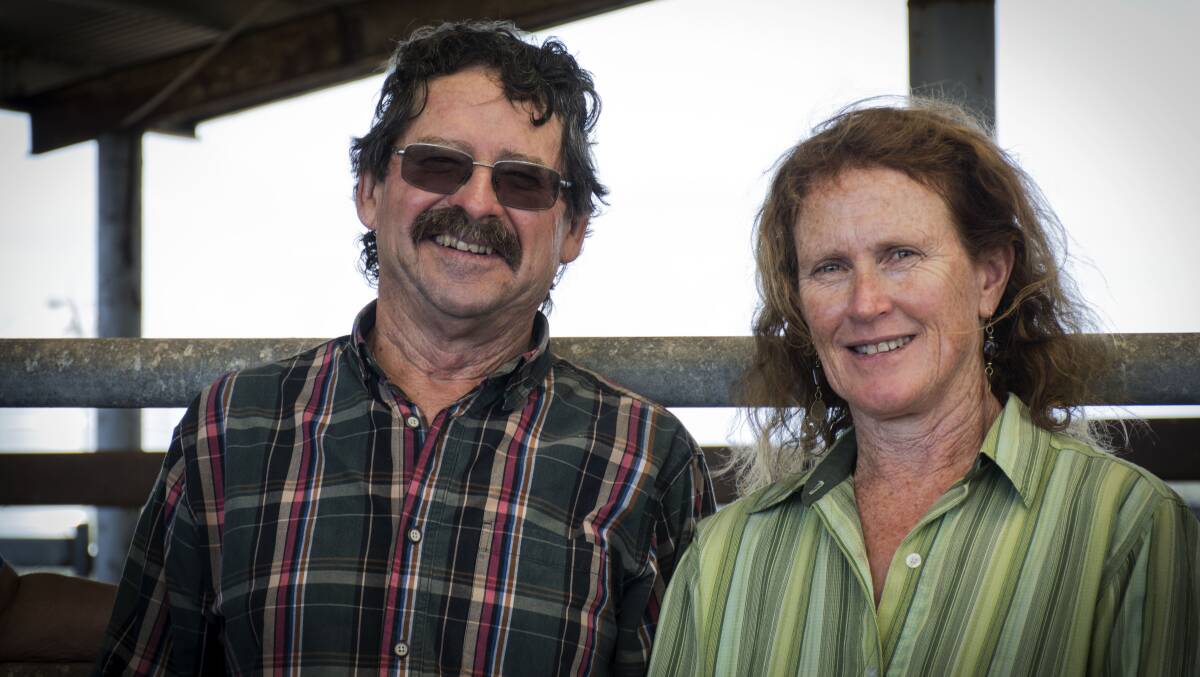 BASSANO principals Rod and Jane Stewart arrived at their yards on the morning of their Beef Week open day to find several visitors lining up to buy their bulls, which went on sale at 9am. Mr Stewart noted that people had come from farther away this year to purchase bulls, with clients heralding from Camperdown to Mount Gambier.