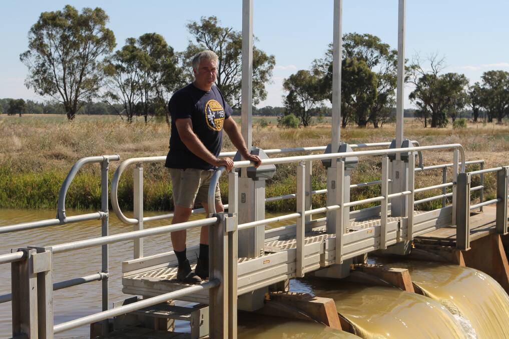 IRRIGATION WOES: Adam Wright, Fernihurst mixed farmer, said he was feeling more optimistic his unreliable irrigation supply was on the verge of being fixed.
