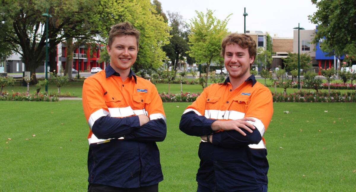 COMING HOME: Project Officers Joel Dickson and Daniel McDonald have returned to northern Victoria, to join the Connections Project team.
