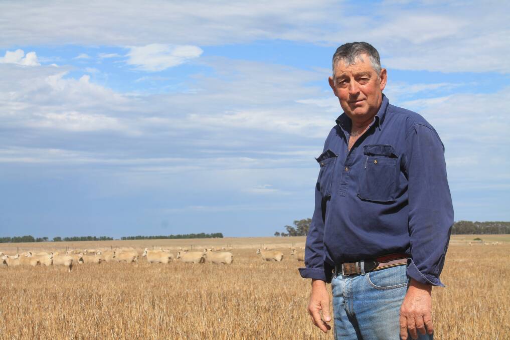 WESTERN RAIN: Westleigh's Ian Porter, Beaufort, said the property had been set up for a good season, with follow up rain, on the weekend.