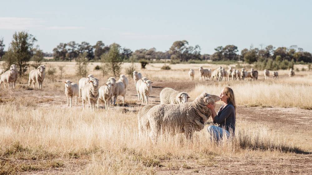 Wool advocate: Chantel McAlister's national Truth About Wool tour has so far taken her to five Australian states. Photos supplied.