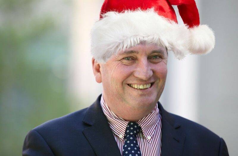 THE SANTA CLAUSE: Barnaby Joyce said even Santa Claus will have to abide by the country's biosecurity laws when he visits on Christmas Eve. 