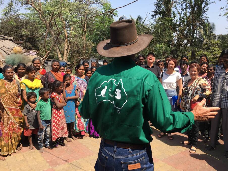 On a mission: Jericho grazier Bruce Currie recently travelled to India to speak to local landholders about their dealings with mining company, Adani.
