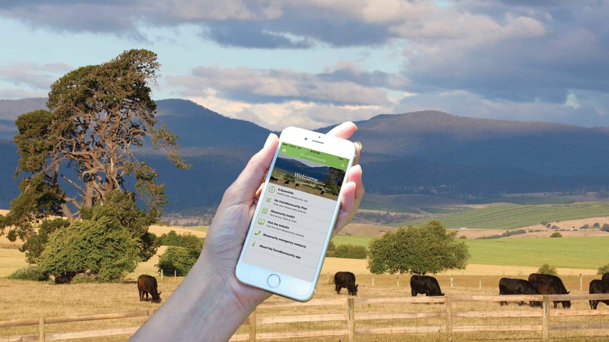 APP READY: The new FarmBiosecurity app from Plant Health Australia should help farmers reinforce their biosecurity plans.