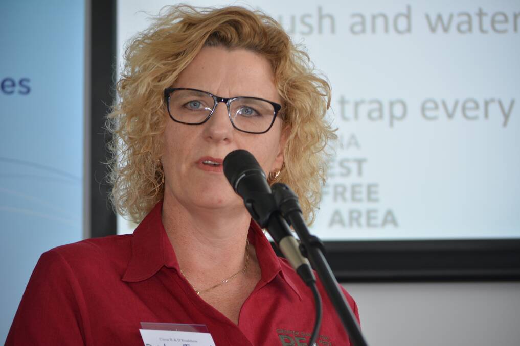 ON ALERT: Greater Sunraysia Pest Free Area regional coordinator, Deidre Jaensch, says growers should educate their workers about signs of Queensland fruit fly in order to have as many eyes as possible on the look-out for the pest. 