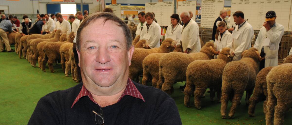 GET READY: WMI co-chair Peter Meyer said the international event will have benefits for all sheep breeders.