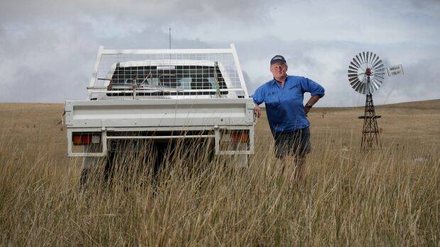 Grazier Guy Milson on his property Cardross, near Goulburn. Photo: Andrew Meares