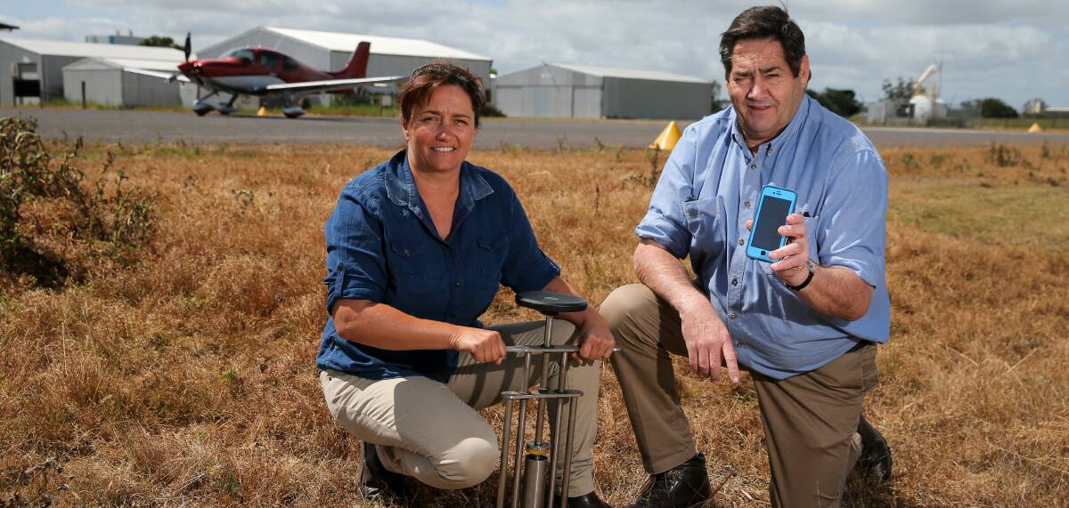 Be the change: Carbon Farm owners Lee Kahler and Phillip Uebergang are working with farmers to reduce global warming. Picture: Rob Gunstone