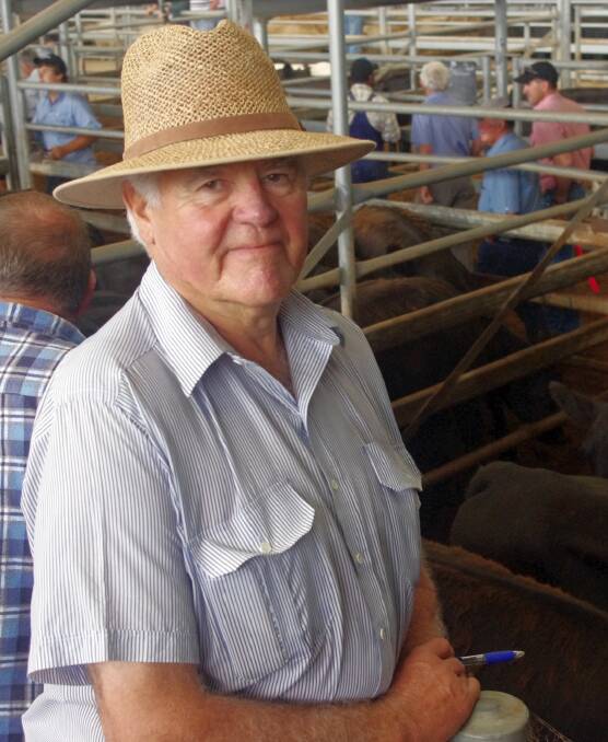 Pakenham's Graham Osborne bought 180 cattle. He was chasing cattle in ideal store condition to fatten on improved pasture in West Gippsland. 