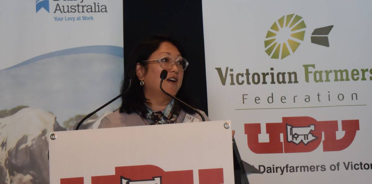 Katherine Teh White, Futureye, encouraged dairy farmers to be open and honest when dealing with social licence. 