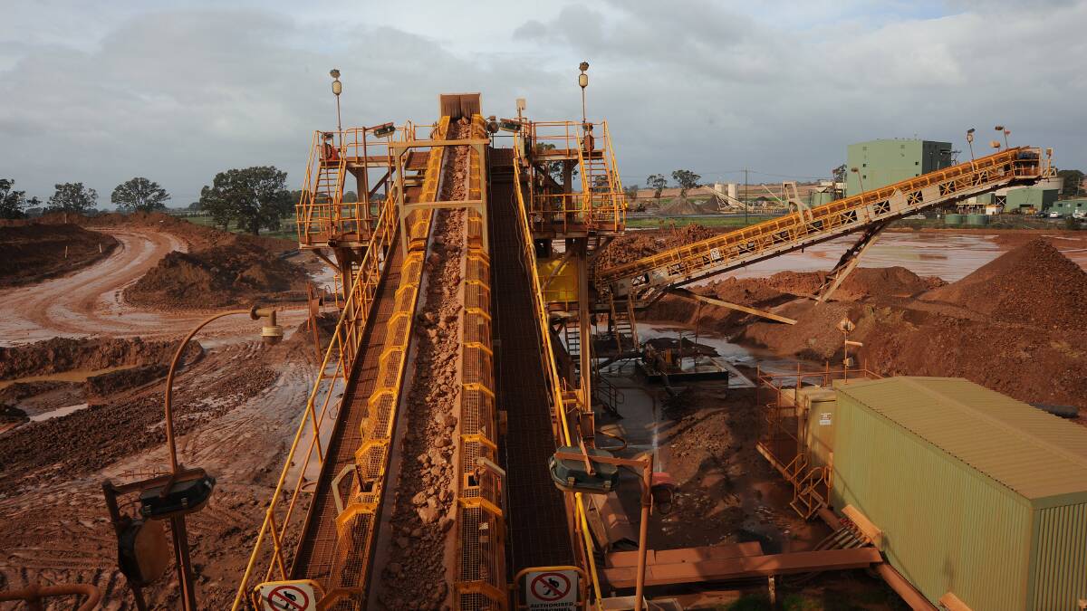 Iluka Resources Limited's Douglas mineral sands mining operation, in Douglas, north of Hamilton. A deal has been struck for a mineral sands mine at Donald. 