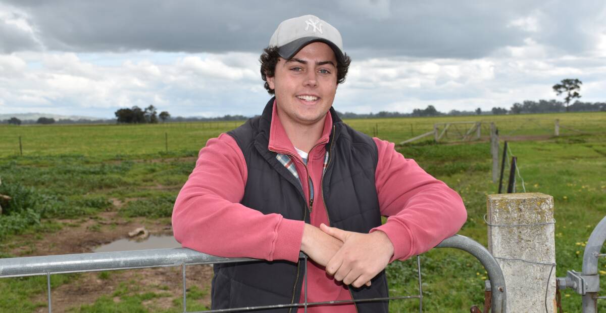 NEWFOUND PASSION FOR SHEEP: Xavier Carew attended the National Merino Challenge earlier this year. He said this helped him narrow down a career path in wool classing. 