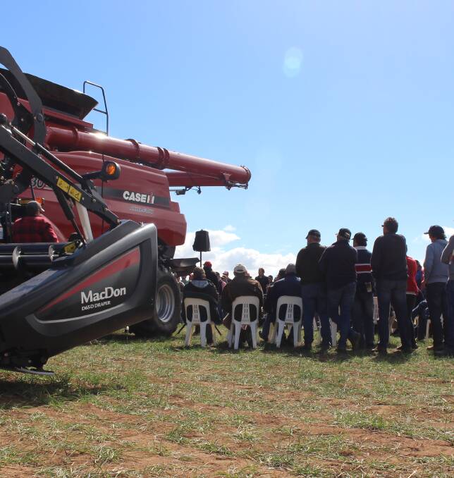 EXHIBITION: There is really only one thing that farmers like talking about more than the weather, and that is the latest in machinery technology. 