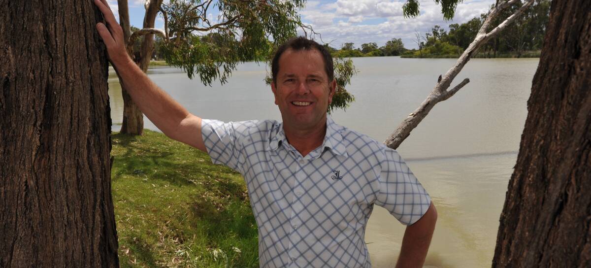 HAND UP: Member for Chaffey Tim Whetstone says the Riverland region is the ideal place for an MDBA head office.