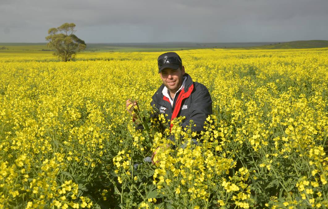 Buckleboo farmer Tristan Baldock fears SA's cropping industry is missing out on valuable research and development funding due to its non-GM stance.