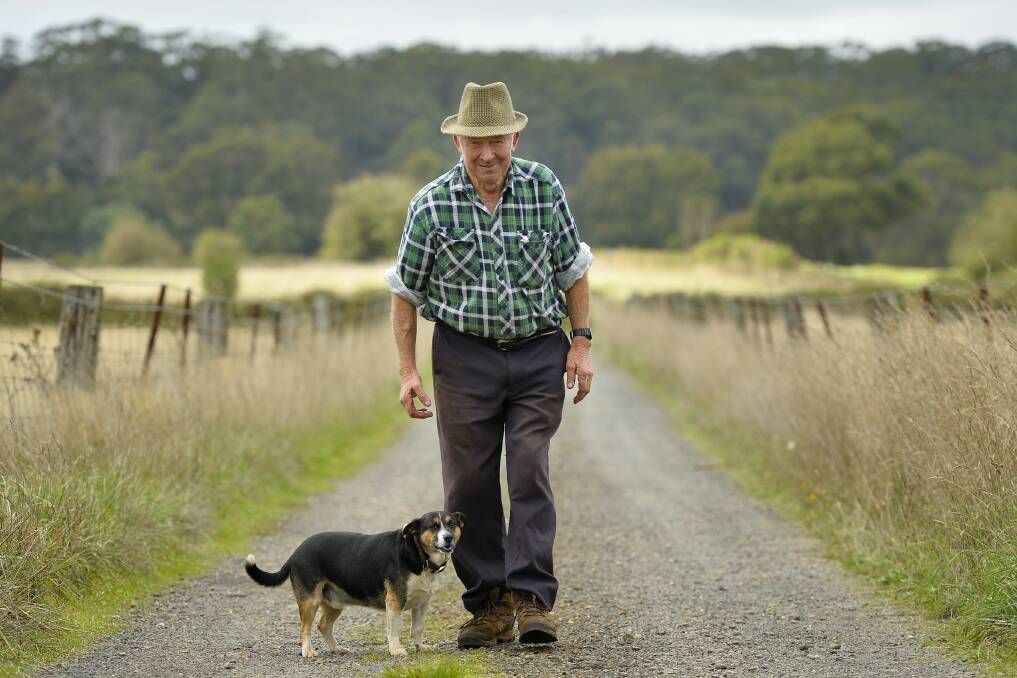 DECLINE: Bernie White has witnessed the loss of family history as the number of farms decline. Picture: Dylan Burns. 
