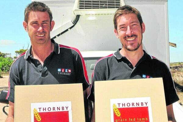 Paul and Alex McGorman and their parents John and Helen launched Thornby Grain Fed Lamb, their grain-fed lamb brand, earlier this year.