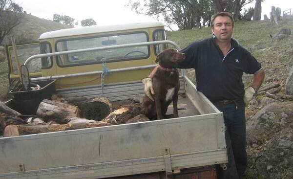 Nufarm Australia general manager Lachlan McKinnon (pictured on-farm with dog Rusty at Violet Town) says the company provides solutions to farmers to improve their productivity.