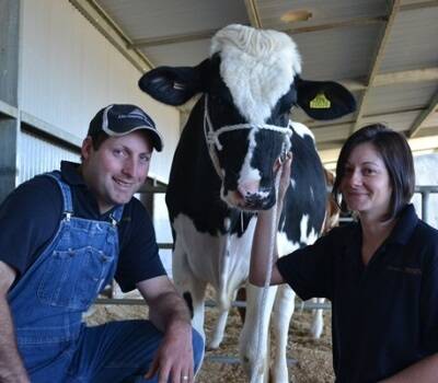 Steve and Angela Varcoe are heading up Coomboona Holsteins’ new bull farm at Toolamba.