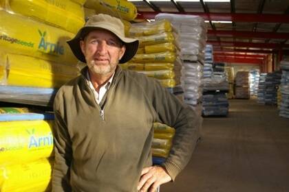 Brenton Heazlewood runs the largest privately-owned pasture seed cleaning business in Tasmania.