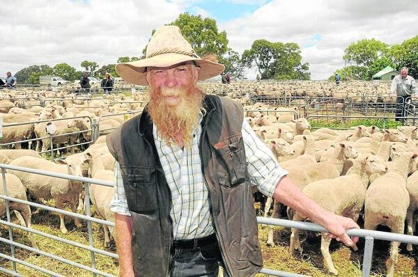 NOT IMPRESSED: Having a generator stolen the day before shearing was more than a little frustrating for Peter Lintern, Seymour Vale, Tungkillo, last year. 
